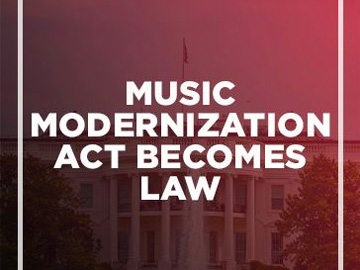 Music Modernization Act Becomes Law